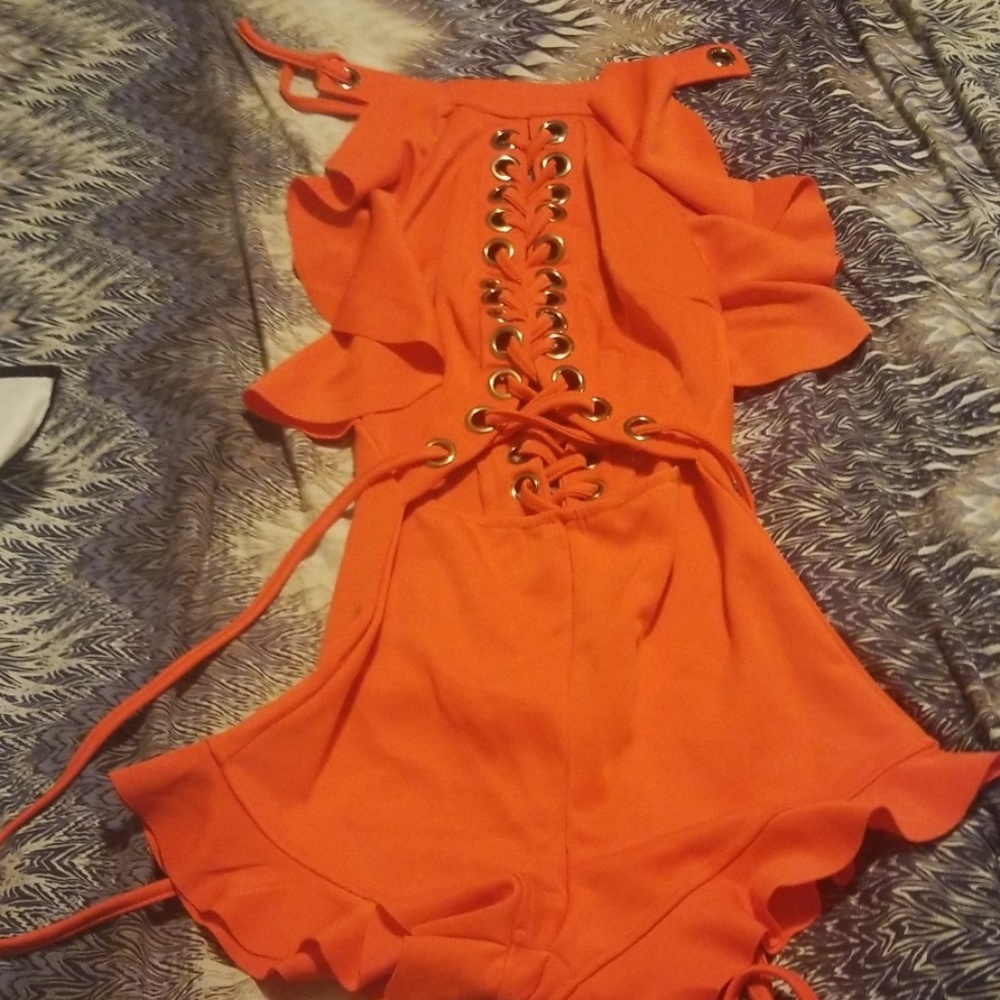 Tangerine romper